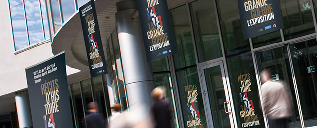 Conception et réalisation d’expositions temporaires, création de contenu, scénographie d’espace, aménagement. Création de supports de com.