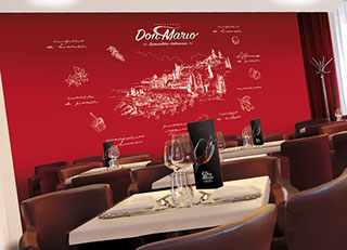 Communication visuelle - Signalétique intérieure, scénographie d'espace, design graphique, décoration murale.