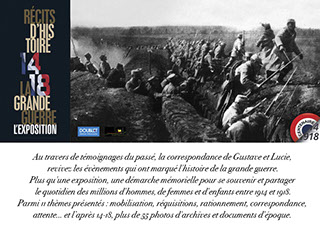 Conception et réalisation d’expositions temporaires, création de contenu, scénographie d’espace, aménagement. Création de supports de com.