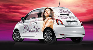 Création et déclinaison de votre charte graphique sur l'ensemble de vos supports de communication. Marquage et décoration de véhicule de société