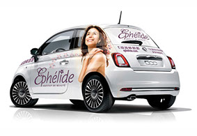 Marquage et décoration de véhicule de société, création et déclinaison de votre charte graphique sur l'ensemble de vos supports de communication