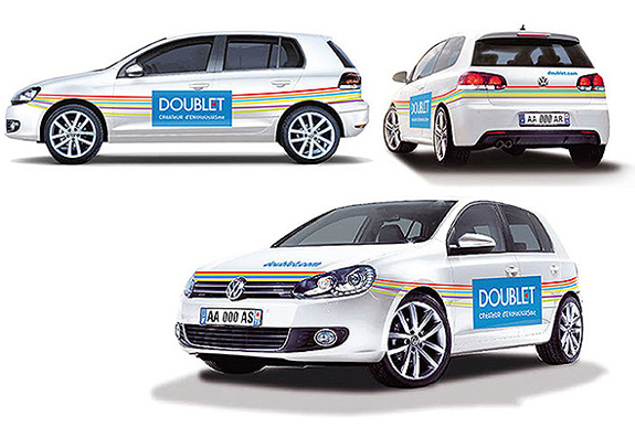 Création et déclinaison de votre charte graphique sur l'ensemble de vos supports de communication. Marquage et décoration de véhicule de société