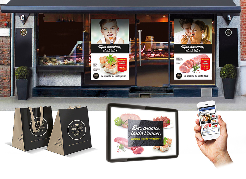 Communication retail - Animation, création de supports de communication PLV, animation réseaux.