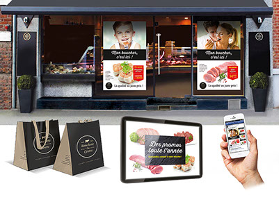 Communication retail - Animation, création de supports de communication PLV, animation réseaux.