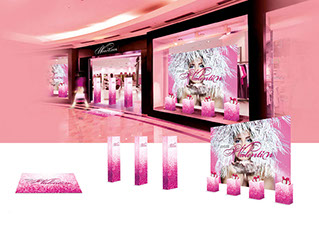 Communication retail - Scénographie d’espace, animation, décoration.