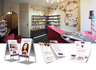 Communication retail - Optimisation visuelle, animation, création de supports de communication.