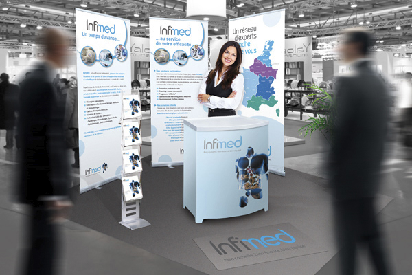 Communication événementielle, création de stands itinérants et supports de communication pour foires, salons, expositions…