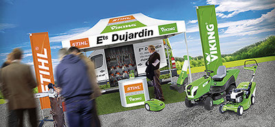 Communication événementielle, création de stands itinérants outdoors et supports de communication pour marchés, foires, salons, expositions…