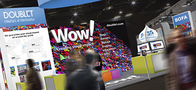 Communication événementielle, création de stands sur-mesures et supports de communication pour foires, salons, expositions…